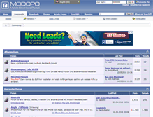 Tablet Screenshot of forum.modopo.com